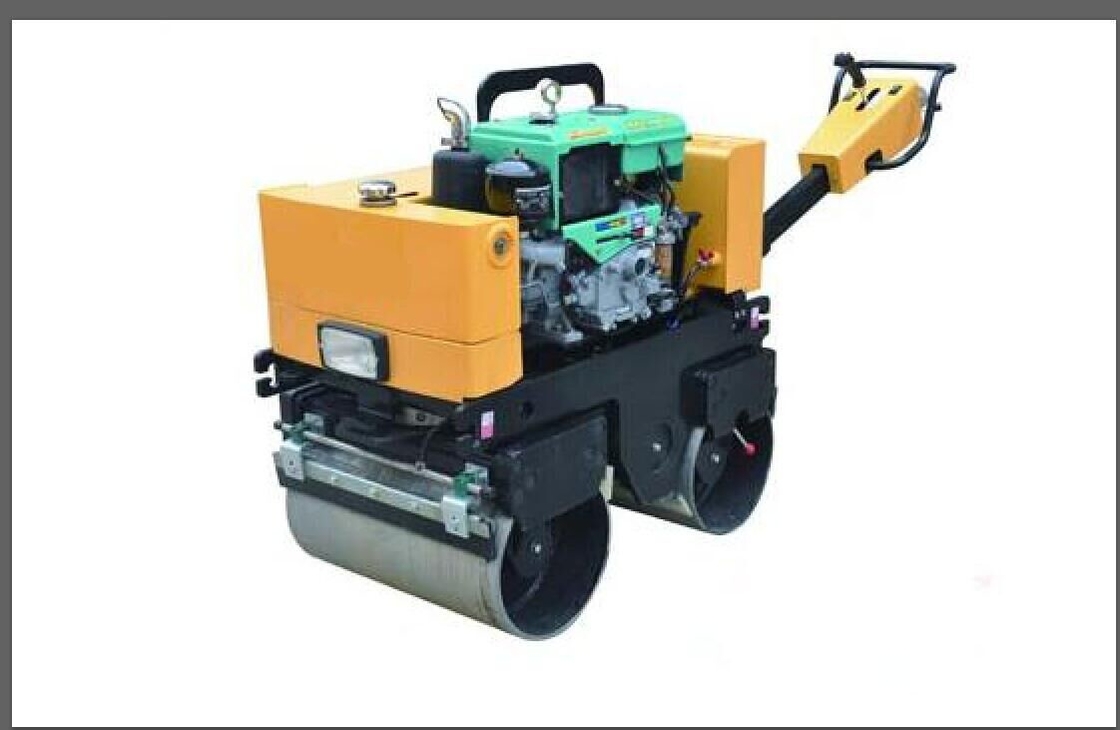 Máy lu bánh lăn ngang trục vít thủy lực động cơ nhỏ trục quay nhỏ trục lăn nhỏ trống 1.0-1.3ton