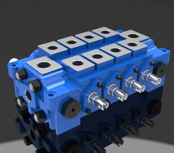 Van điều khiển đa hướng HCD cho Lưu lượng kết hợp John Deere 55L / phút